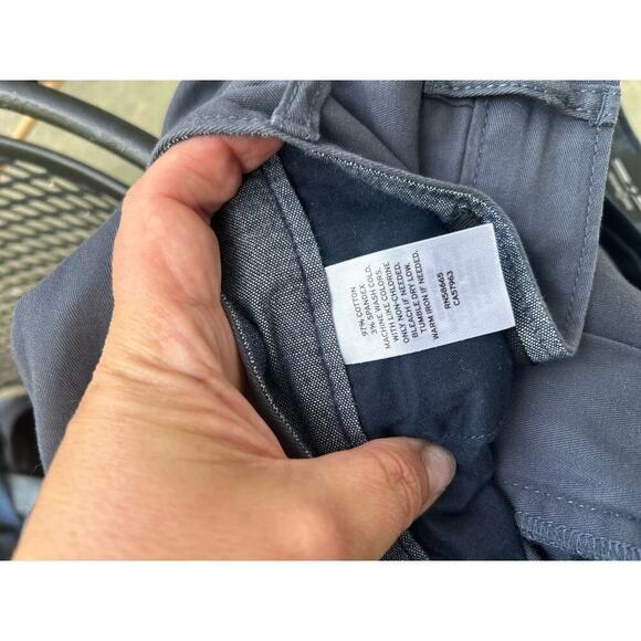 Treasure & Bond Relaxed Fit Pleated Front Pants Gray Cotton Blend Size 40W - Picture 7 of 7